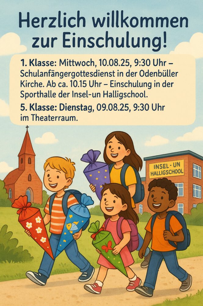 Einschulung an der Insel- un Halligschool