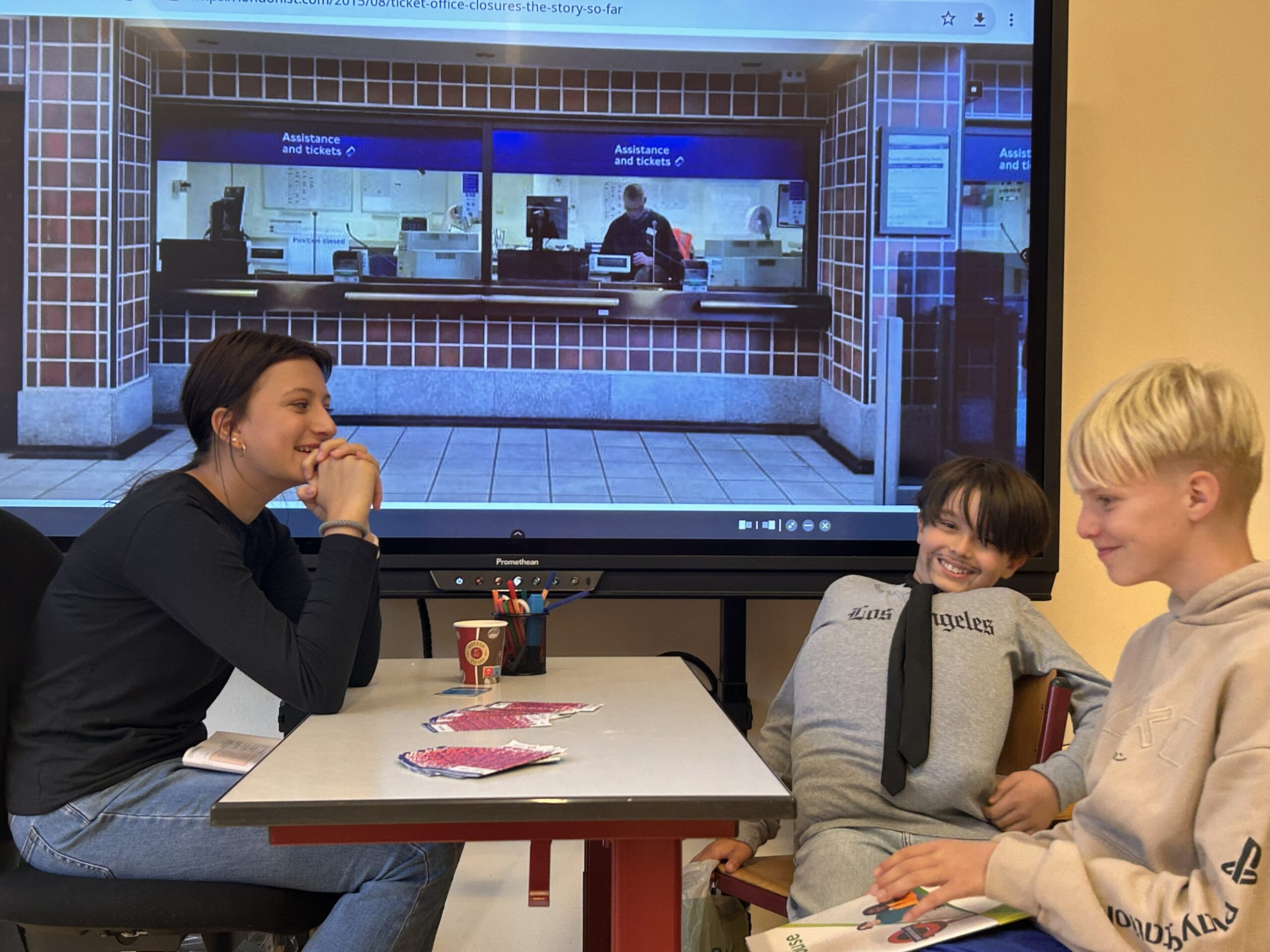 Buying a tube ticket in London