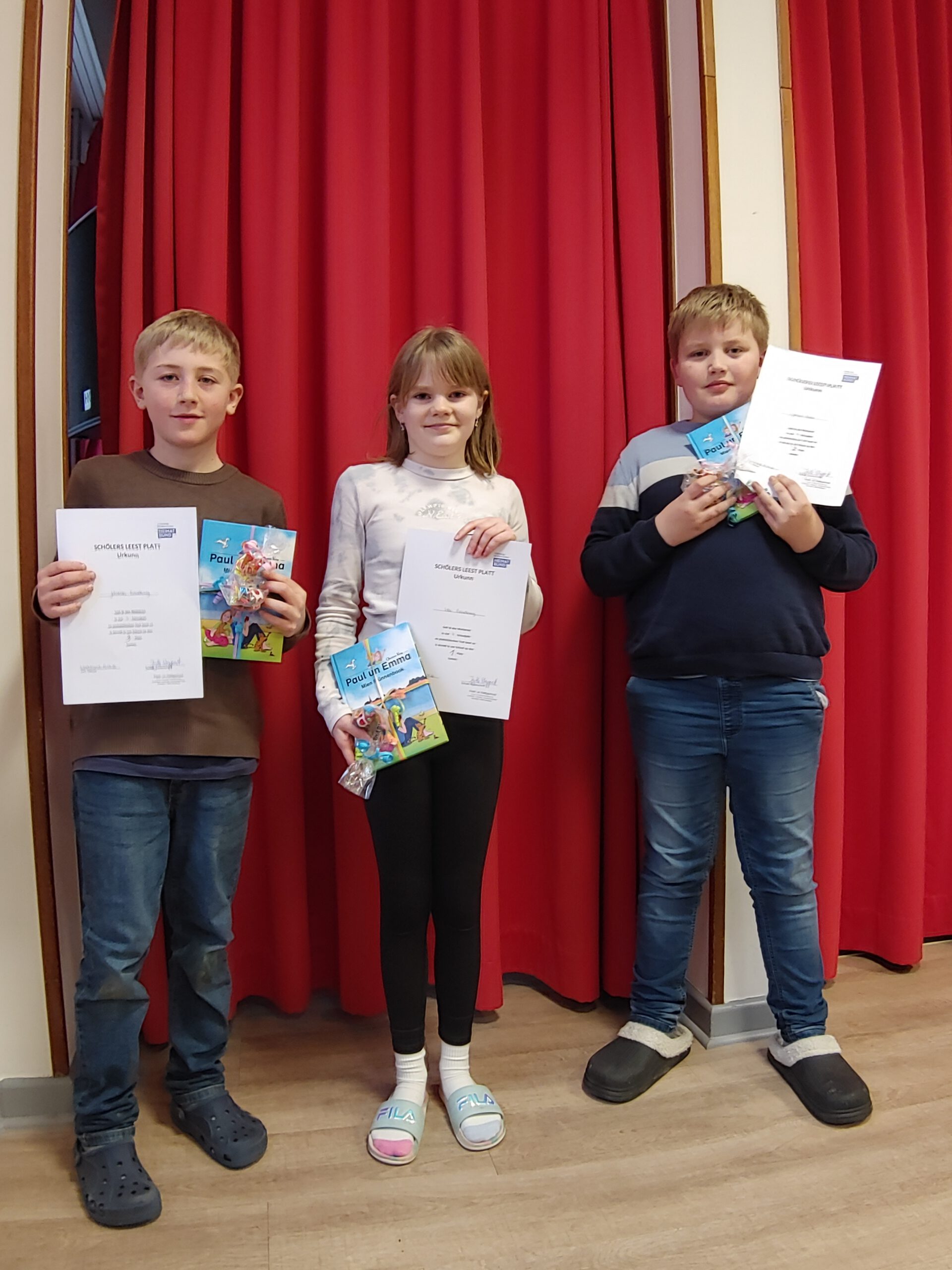 Vorlesewettbewerb „Schölers leest platt“ Klasse 3 und 4