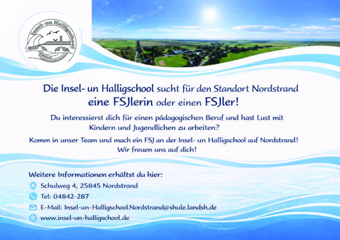 FSJ an der Insel-un Halligschool auf Nordstrand