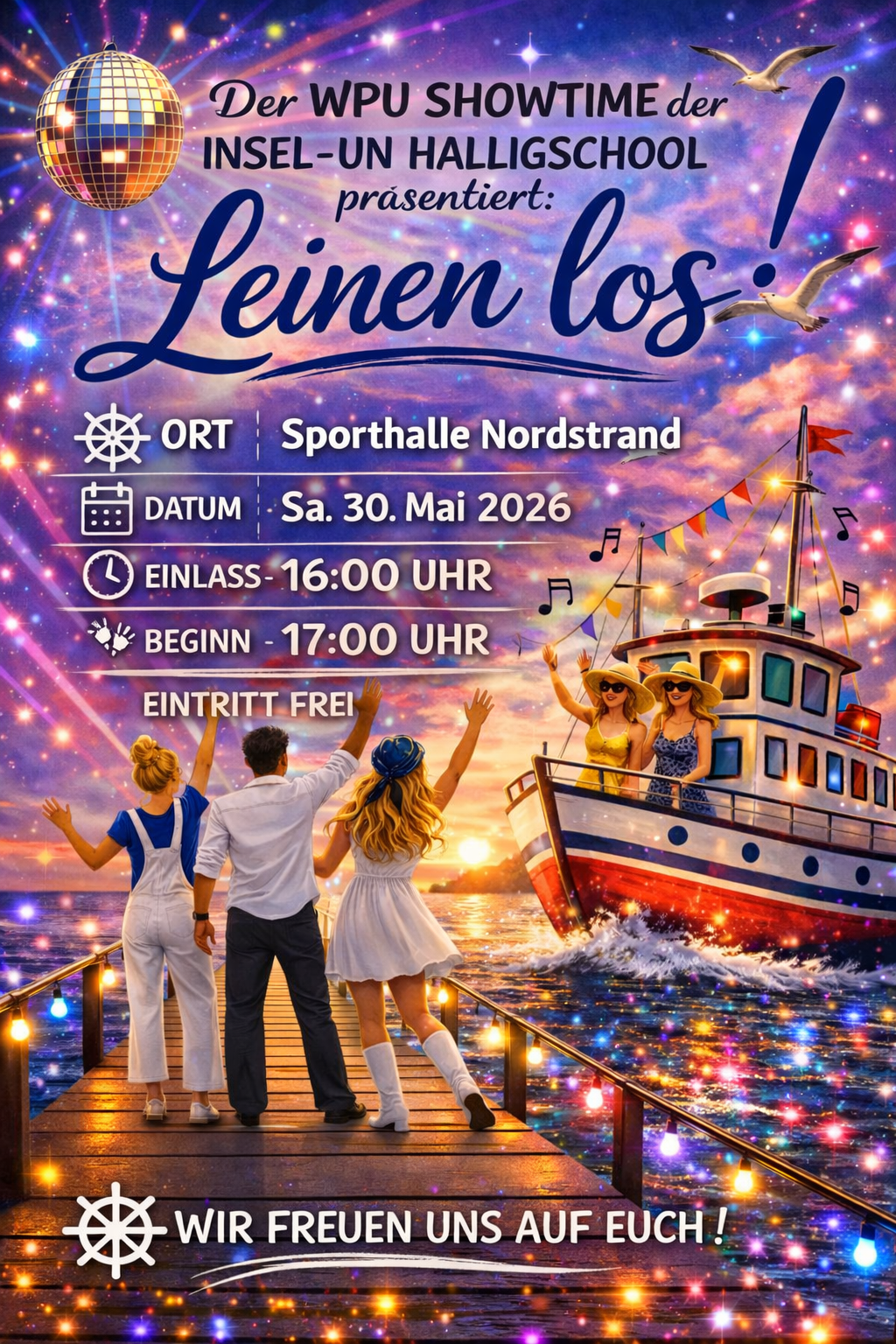 Leinen los! Musicalabend an der Insel- und Halligschool Nordstrand