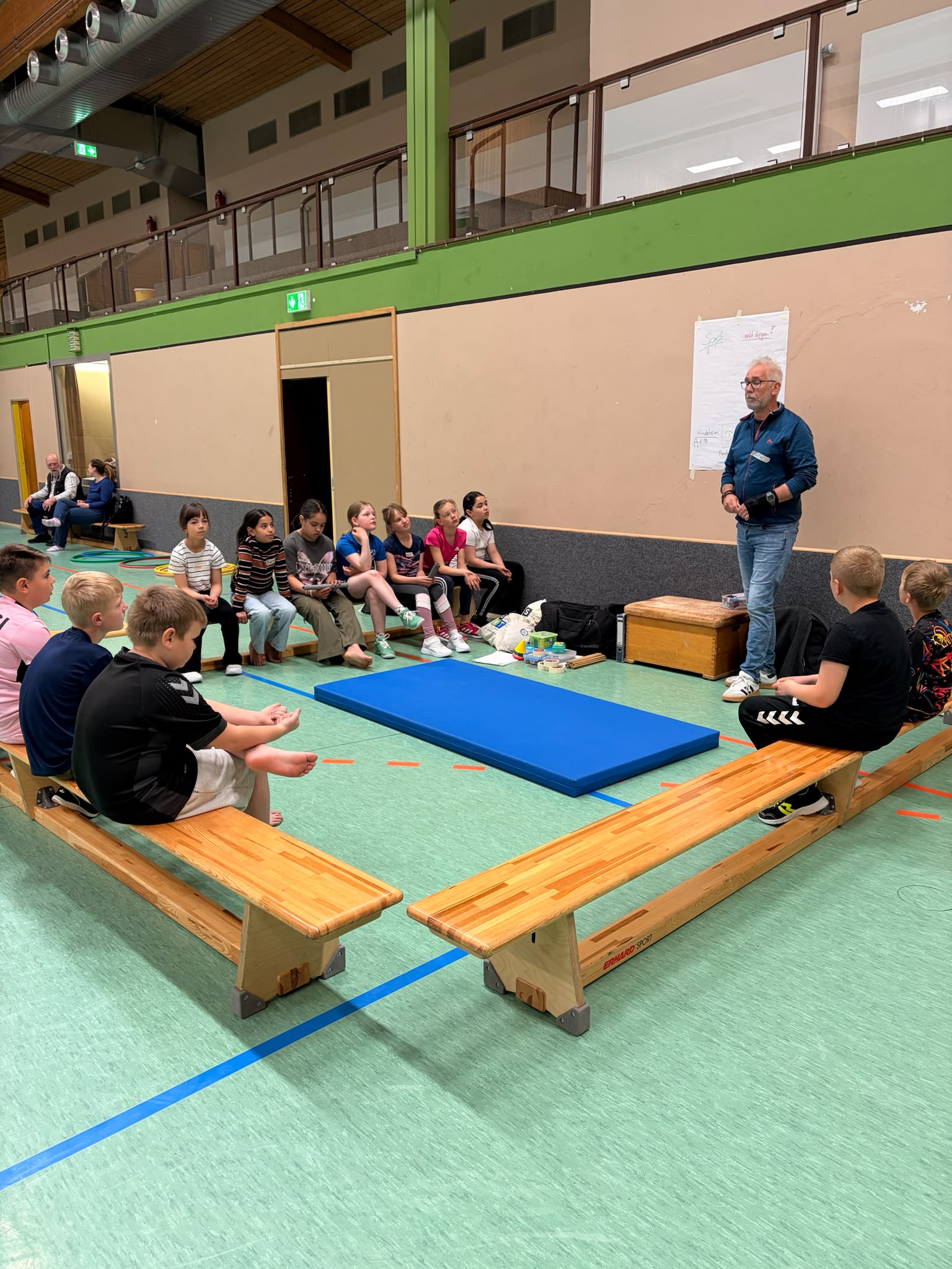 Besuch von Dirk Buhmann in Klasse 3